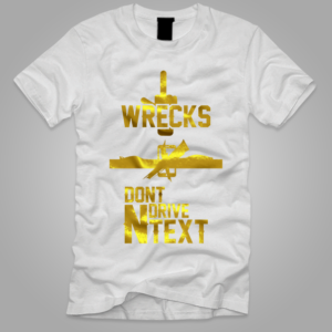 Don't Text & Drive Logo T-Shirt