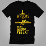 Don't Text & Drive Logo T-Shirt - Image 4